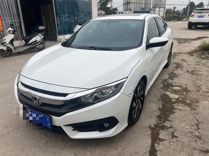 思域2017款图片白色,本田思域2017款图片白色